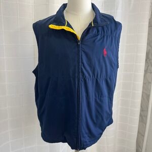 Polo Golf Ralph Lauren XXL Men's Lightweight Full Zip Vest Breathable Mesh